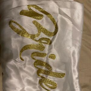 Bride robe. Used once for photo shoot.